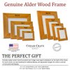 Only the Best Grandparents get Promoted to Great Grandparents, Engraved Natural Wood Photo Frame Fits 5x7 Vertical Portrait for Grandparents, Grandparent's Day, Grandma Gifts, Grandpa Gifts