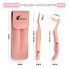 LIZMANN Eyelash Applicator Tool 2 PCS Lash Tweezers for Mistake-Proof Artificial lashes Placement self-adhesive eyelashes DIY lash Extension Wisp Applicator for lash extension kit – lash Clusters