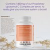 Pure Micronutrients Pure Liposomal Vitamin C - 1400mg Supplement - 90 Capsules - High Absorption VIT C Ascorbic Acid Pills