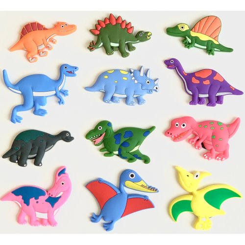 VLOOK Magnets for Kids Dinosaur Fridge Magnets for Whiteboard Preschool Learning Toys Education Gift for Baby Toddlers Child (Casual)