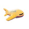 AUCOOMA Plush Stuffed Airplane Model Toys, Soft Aircraft Stuffed Pillow, Gifts for Boys Kids Birthday Gifts,Yellow 15.7"