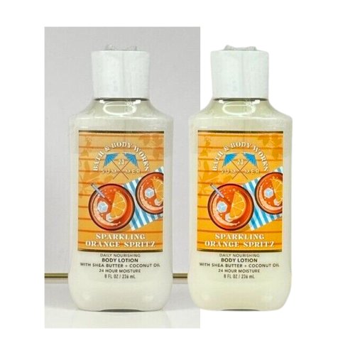 Bath & Body Works Body Lotion Pack of 2, 8oz Each (Sparkling Orange Spritz)