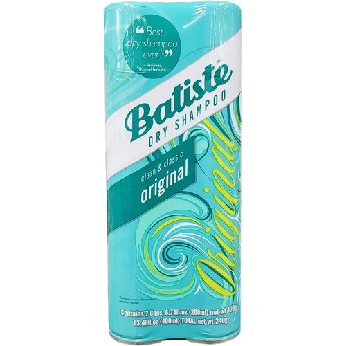Batiste Dry Shampoo Twin Pack 13.46 Fl Oz, 13.46 Fluid Ounce