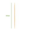 [1500 Count] Bamboo Wooden Toothpicks Wood Round Double-Points Tooth Picks
