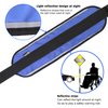 LEAD MODUDU Wheelchair Seat Belt Safety Belt Fixed Elderly Belt Constrained Bands with Adjustable Straps Patients Cares Safety Harness Chair Waist Lap Strap for Elderly (Black)