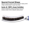 Olivia Garden FingerBrush Scalp-Hugging & Vented Combo Paddle Hair Brush (ionic & 100% boar bristles) FBCO-MD (Medium)