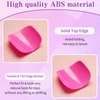 Lifextol 240pc Press on Toenails for Women Toe Press on Nails Short Fake Toe Nails Press ons with Glue&Adhesive Tabs, Acrylic Toe Nail Tips False Toenail Press ons Artificial Fake Toenails-Hot Pink