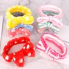AMCAMI 8 Pack Skincare Headband Spa Headband for Washing Face Makeup Face Wash Headband Bow Headbands for Women Facial Towel Headband Spa Party Supplies for Girls Women