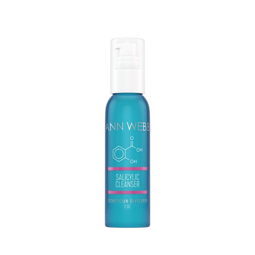 Ann Webb Salicylic Exfoliant Cleanser - Strong but Gentle Non-drying, Lightly Foaming Face wash w...