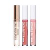 KISS New York 3 PACK Lip Oil Gloss, Hydrating Non-Sticky Lip Oil, 100% Natural Oil, Lightweight, Moisturizing, Nourishing (Rosegold & Cocoa Butter & Vitamin E)
