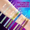 JUR MORNIER Multichrome Liquid Eyeshadow Set,3 Colors Multi-Dimensional Eye Liner Makeup,High Pigment Waterproof Metallic Eyeshadow,Ultre Fine Tip Glitter Eyeshadow (104+105+106)