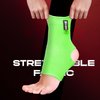WYOX Ankle Brace and Ankle Wraps Support - Compression Socks for Women and Men, Ankle Compression Socks for Boxing, Muay Thai, Kickboxing, and Gym (Green, L/XL (Women 7.0-10.5/ Men 6.0-9.5))
