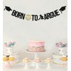 Born to Argue Banner,Congrats Lawyer Graduation Party Decorations,Class of 2024 Law School/Passed the Bar Graduation Party Supplies Gold Black