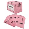 PRASNE Lashing Dental Bibs Disposable Pack of 50, Lash Pillow Cover of Lash Supplies, Pink 3-Ply Paper Poly Waterproof Towels, 13” x 18”, Black Eyelash Printed