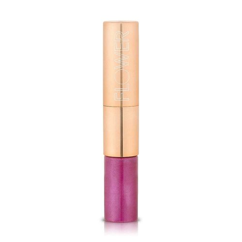 FLOWER BEAUTY Mix N Matte Lip Duo - Matching Full Coverage Matte Lipstick & High Shine Lip Gloss Duo (Violet Vixen)