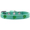 Mirage Pet Products 631-24 LPK18 Green Palm Tree Widget Dog Collar, Size 18, Light Pink