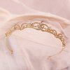 Uongeod Rhinestone Crown Crystal Bridal Tiara Princess Crown Birthday Crown Tiaras and Crowns for Women and Girls-Gold