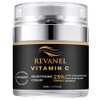 REVANEL Vitamin C 100% Organic Cream 25% Vitamin C With Hyaluronic Acid And Aloe Extract Lightweight Daily Face Moisturizer for Glowing Skin 50ml /1.7 fl.oz.