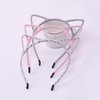 IJF 3PCS Furry Cat Ears Headband Black Cat Ears Hair Hoops Cat Women Ears Hairband for Cosplay Costume Accessories-004