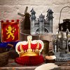 Gersoniel 10 Pcs Medieval Party Decorations Medieval Knights Decorations Knight Birthday Party Supplies Medieval Honeycomb Centerpiece Castle Table Centerpiece Medieval Table Topper for Baby Shower