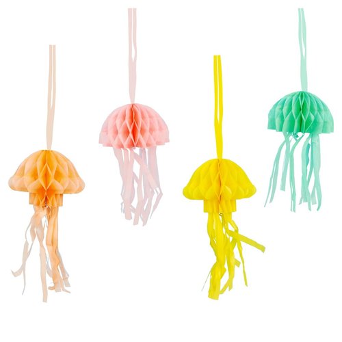Talking Tables Under the Sea Themed Party Decorations | Reusable and Recyclable Hanging Honeycomb...