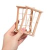 Angoily 1: 12 Scale Dollhouse Windows, 6 PCS Simulated Twelve Lattice Miniature Wooden Windows Frame Miniature Windows Photograph Props, Dollhouse Miniatures 1:12 Scale