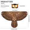 D.Q.Z Bird-Wings-Costumes for Kids with Bird Masks, 3 Pack Eagle Owl Wings for Boys Girls Halloween Dress Up Party Supplies (Owl)
