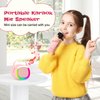 LENRUE Karaoke Machine for Kids with Wireless Microphone, 4 Magic Voices, Colorful Light, Karaoke for Girls Boys, Best Birthday Gifts for Kids 4, 5, 6, 7, 8, 9, 10, 11, 12+ (2 MIC)