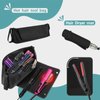 Yuzkouge Hair Tools Travel Bag and Heat Resistant Mat，Set of 2, Women Essentials Storage Pouch for Curling Iron Straightener Flat Iron Hair Dryer
