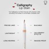 stila Calligraphy Lip Stain Long-Lasting Tint, Moisturizing, Transfer-Proof, Lightweight, Sheer Buildable Color, Fades to a Natural Wash of Color Elizabeth, 22 Fl. Oz.