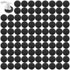SIXPOINTS 100 Pieces Round Plastic Model Bases 25mm or 0.98inch,Figure Display Stands Compatible with Gaming Miniatures or Wargames Role Playing Board Game Figure Toy (100PCS-25MM-BLACK)