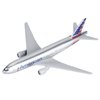 ZEZEFUFU Simulation 1/400 Scale American B777 Airplane Model Alloy Plane Model with Display Stand Aviation Science Exhibition Model