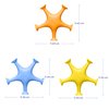 Ubbi Starfish Stretch and Suction Bath Toys, Baby Bath Accessory, Water Toys for Toddler Bath Time, Fun Baby Water Toys, Set of 3