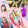 Flooyes Unicorn Friendship Bracelet Making Kit Girls Toys, Ages 4 5 6 7 8 Year Old Girls Birthday Gifts Ideas,Double Storage DIY Jewelry String Maker Supplies,Arts and Crafts for Kids Ages 4-6 6-8 5-7
