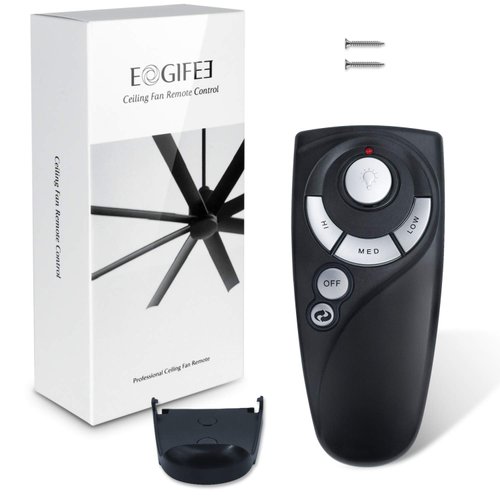Eogifee UC7083T Ceiling Fan Remote Control Replacement of Hampton Bay with Reverse Button 3 Speed Control, Wall Mount Only Remote
