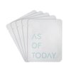 AS OF TODAY Peptide Renewing Facial Mask Sheet (5-Pack) - Intensive Hydrating Face Masks - Deep Moisturizing Rejuvenating Soothing Face Mask for All Skin Type | Minimal & Clean Beauty, Korean