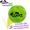 WUFF BALL - The Best Dog Ball Ever! Fun Durable Ultra Bouncy Green Fetch Dog Toy, Fits Ball Launcher
