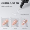 GAOY Rhinestone Glue for Nails, 3D Nail Art Gel for Nail Charms, Gems and Jewels Decoration, 15g UV Nail Gem Glue Gel