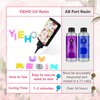 YIEHO UV Resin-200g Upgraded Crystal Clear Hard UV Curing Epoxy Resin Starter Supplies for Craft Jewelry Making