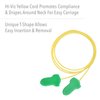 Howard Leight by Honeywell Maximum Lite Low Pressure Corded Disposable Foam Earplugs, Box of 100 Pairs (LPF-30) ,Green