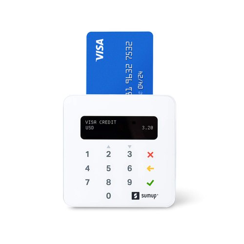 SumUp Plus Card Reader, bluetooth - NFC RFID Credit Card Reader for Smartphone