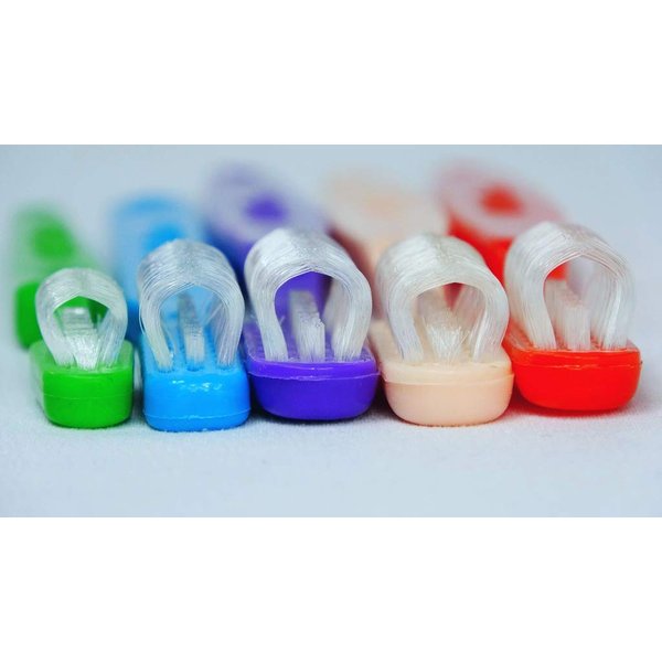 Collis Curve - Variety Pack - 1 Baby, 1 Youth, 1 Adults Soft, 1 Medium, 1 Periodontal - 3 Sided Toothbrush - Toothbrush Pack - Toothbrush for Braces, Sensitive Gums, Bleeding Gums