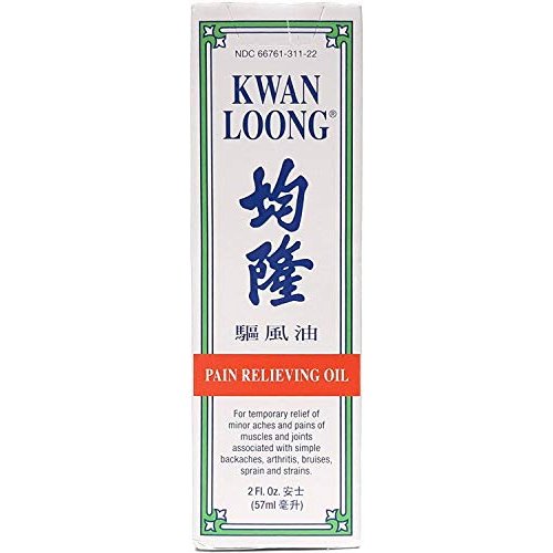 Kwan Loong Medicated Massage Oil for Pain Relieving 2 oz. – Menthol Oil – Recommended for Arthritis, Shoulders, Knee, Joint Discomfort, Back & Neck Pain Relief, Sore Muscle