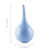 (90ml)Rubber Suction Ear Syringe, Hand Bulb Syringe Ear Washing Squeeze Bulb- Blue Smooth