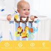 WILLWAY Car Seat Toys, Stroller Toy Baby Spiral Hanging Toys for Sensory Exploration, 0-12 Months Newborn Toys for Car Seat Stroller Crib Bassinet Mobile with Music Box BB Squeaker Rattles