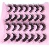 Fox Eye Lashes Fluffy Mink Lashes Wispy 14 Pairs Cat Eye Lashes Strip False Eyelashes Natural Fake Eyelashes Pack by TNFVLONEINS