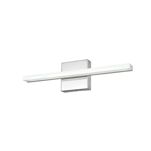 kinyota Modern LED Vanity Lights for Bathroom 1 Pack 16IN 9W Daylight White Chrome Bathroom Light Fixtures Bathroom Lights Over Mirror Vanity Lighting Fixtures Bathroom Vanity Light