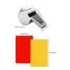 Golvery Soccer Kit - Metal Whistle with Referee Cards Set, Referee Cards for Soccer Football, Ideal Referee Kits for Game Sports