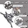Spider Web Hair Clips Black Metal Halloween Hair Accessories for Women Girls Playful Hollow Out Spider Web Hair Claw Clips Hairpins Strong Hold Nonslip Hair Clip for Day of the Dead Decoration 1 Pcs