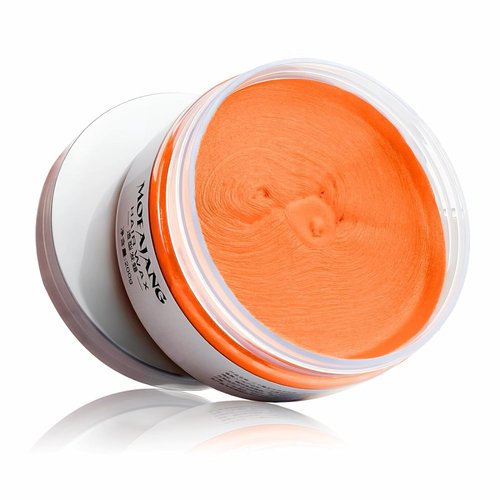 SOVONCARE Orange Temporary Hair Wax Color, Professional Styling Pomades Natural Hairstyle Clay for Men & Women Christmas Cosplay Date 7.06 oz (Oringe)